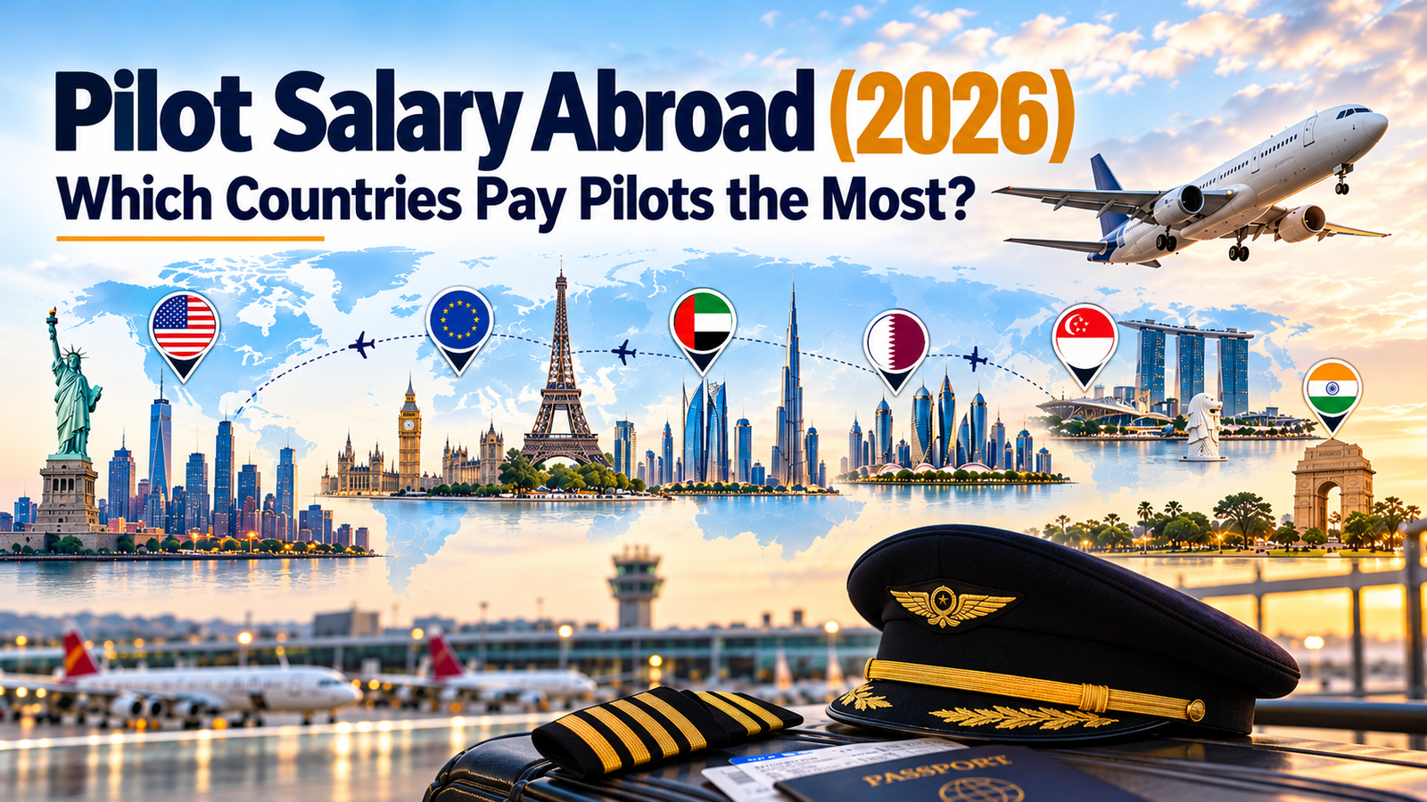 Pilot Salary Abroad 2026 guide to international airline pilot careers