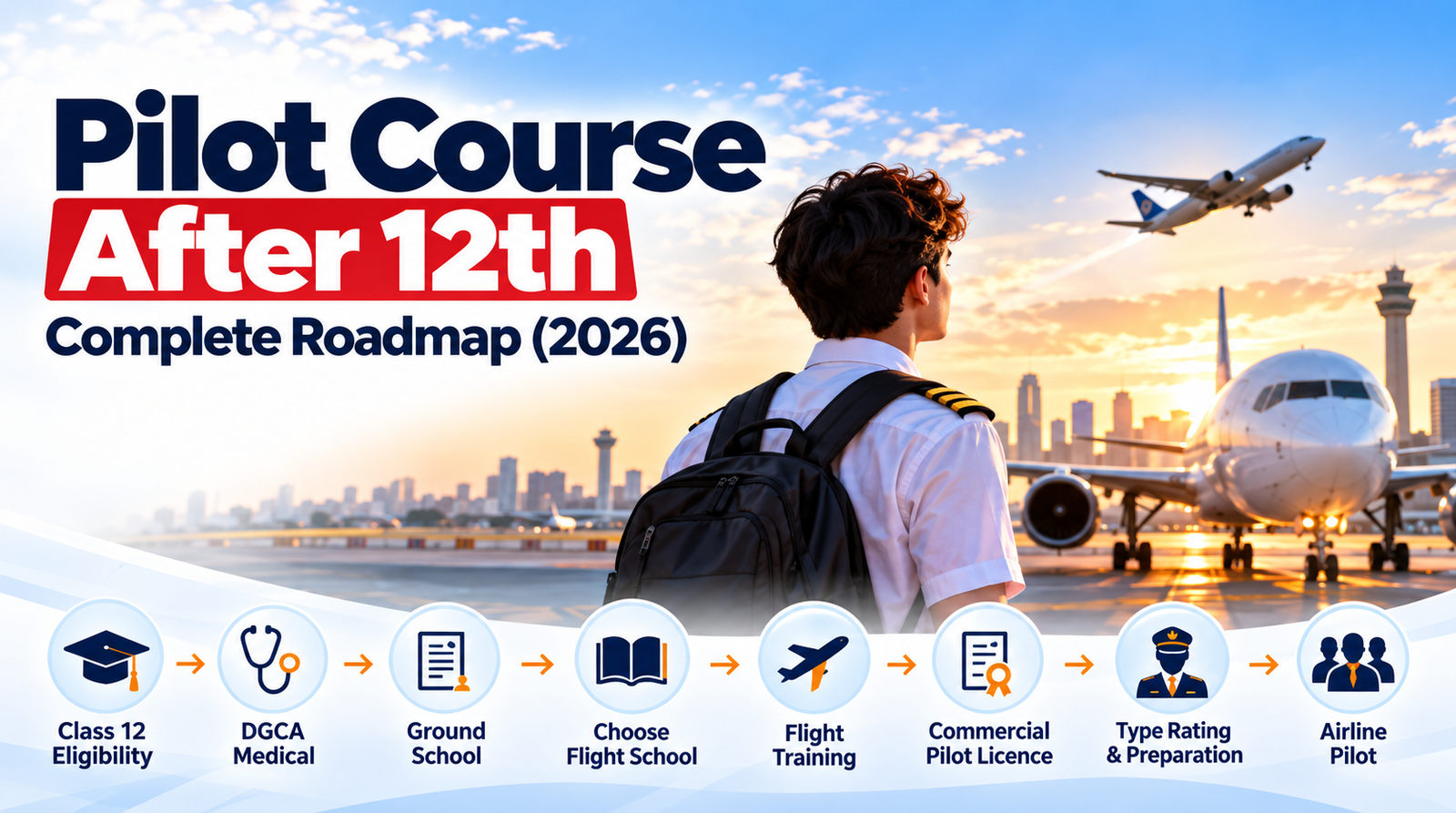 Pilot Course After 12th – Complete Commercial Pilot Roadmap 2026